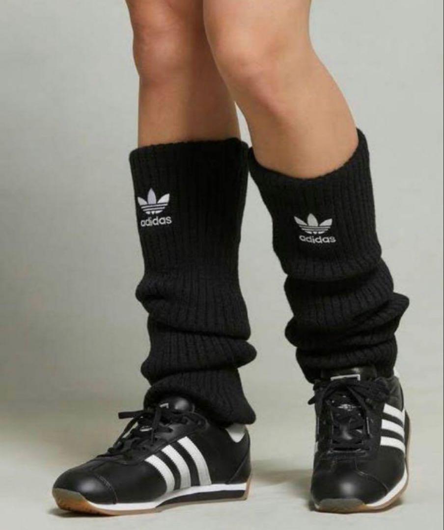 【完売品】即日発送！adidas アディダス レッグウォーマー 黒