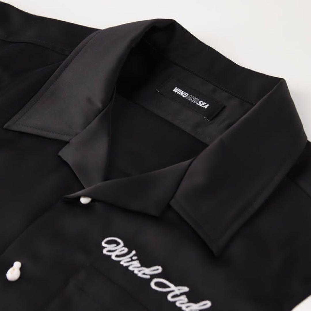 【WIND AND SEA】SD BOWLING SHIRT BLACK