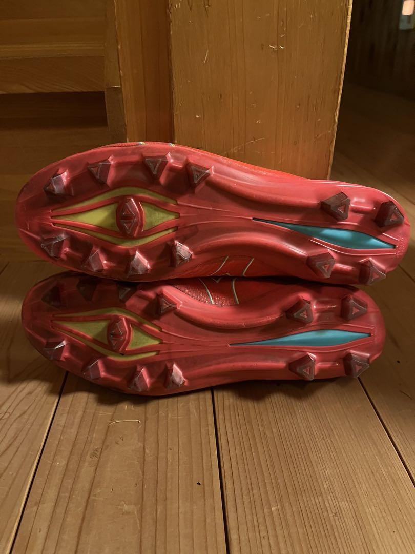 Mizuno アルファ 赤 25.5