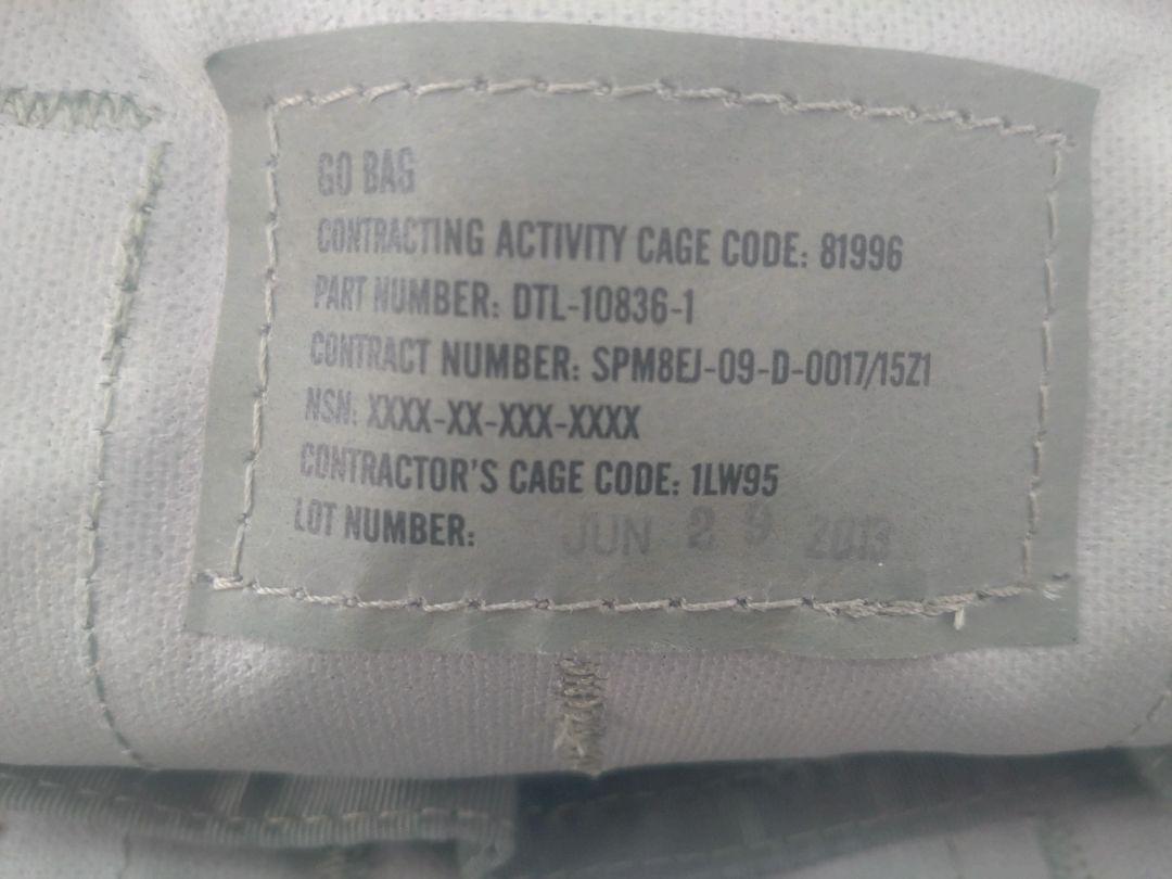 【新品】アメリカ軍 米軍 空軍 試作 GO バック バックパック 米軍実物 U.S.ARMY GO BAG バックパック フォリッジグリーン