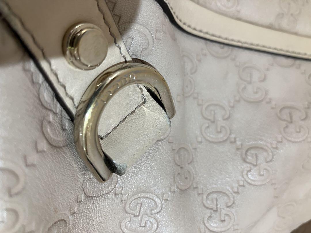 GUCCI グッチ シマ レザー アビー GG柄 ショルダー バッグ 総柄