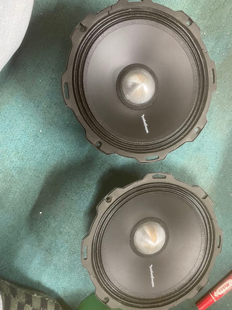 ロックフォード PPS-4-8 8インチ ミッドスピーカー 外向き目立った傷や汚れなし WWW_BRIGHTFACE_UK