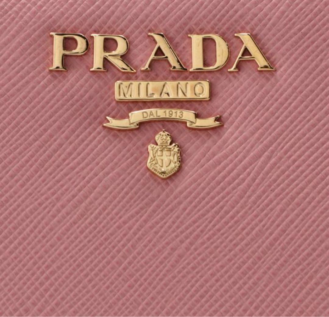 新品♡PRADAサフィーアノ バイカラ 2つ折り 財布 画像7