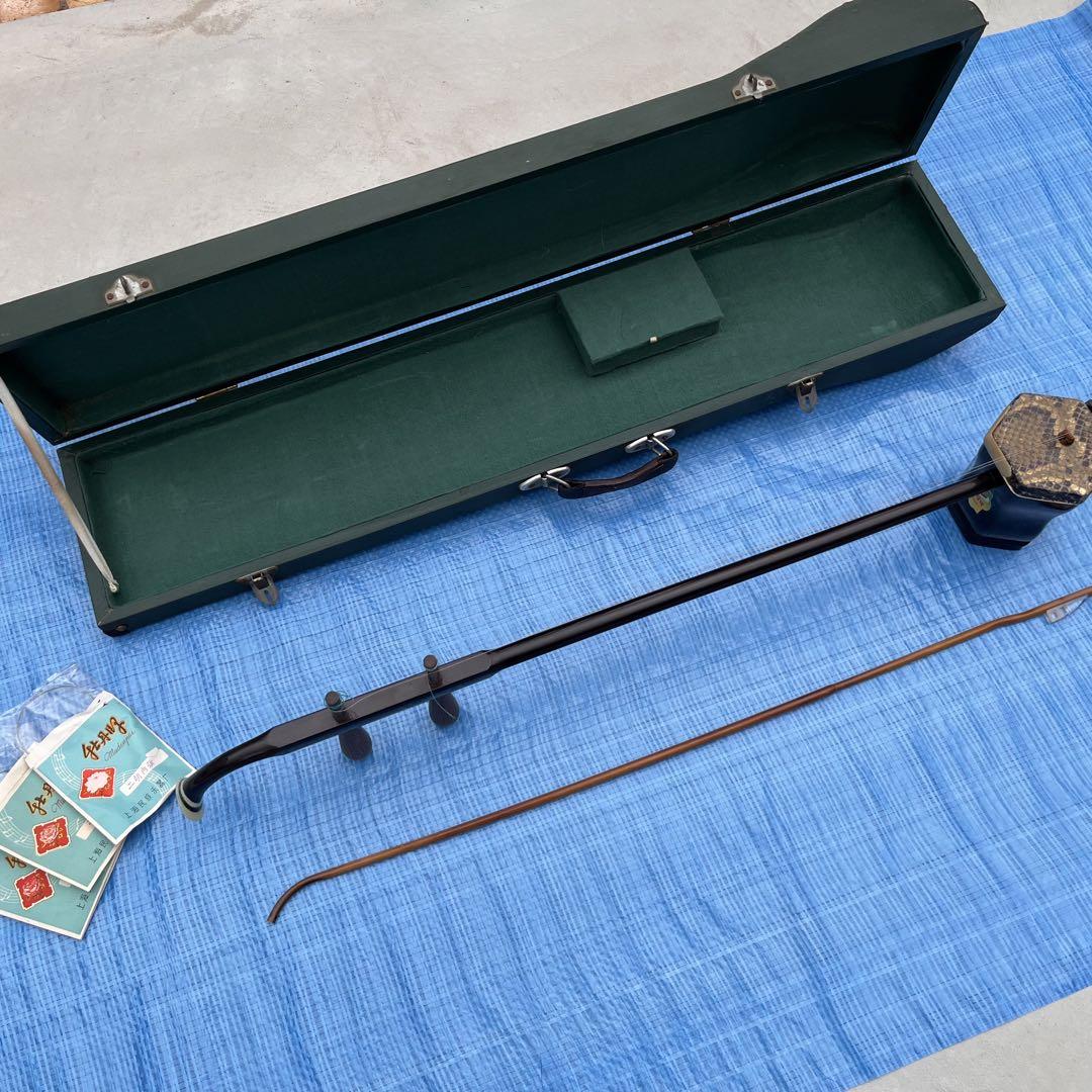 【二胡二胡】蘇州二胡 上海民族楽器 教煌牌 蛇皮 ×2