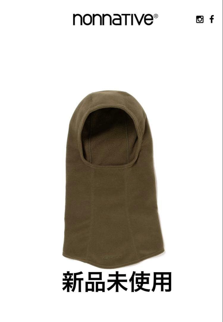 nonnative HOODED NECK WARMER POLARTEC 緑NONNATIVE
