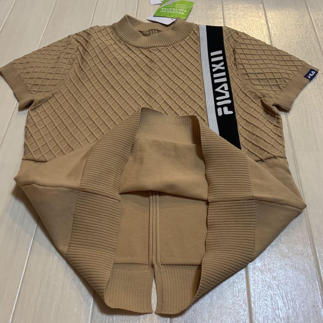 新品□22,【フィラゴルフ】レディース 半袖セーター 、スカート M/9