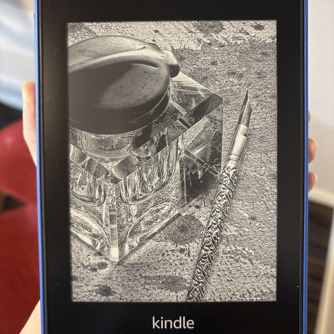 Amazon Kindle Paperwhite 第10世代 青 カバー付き