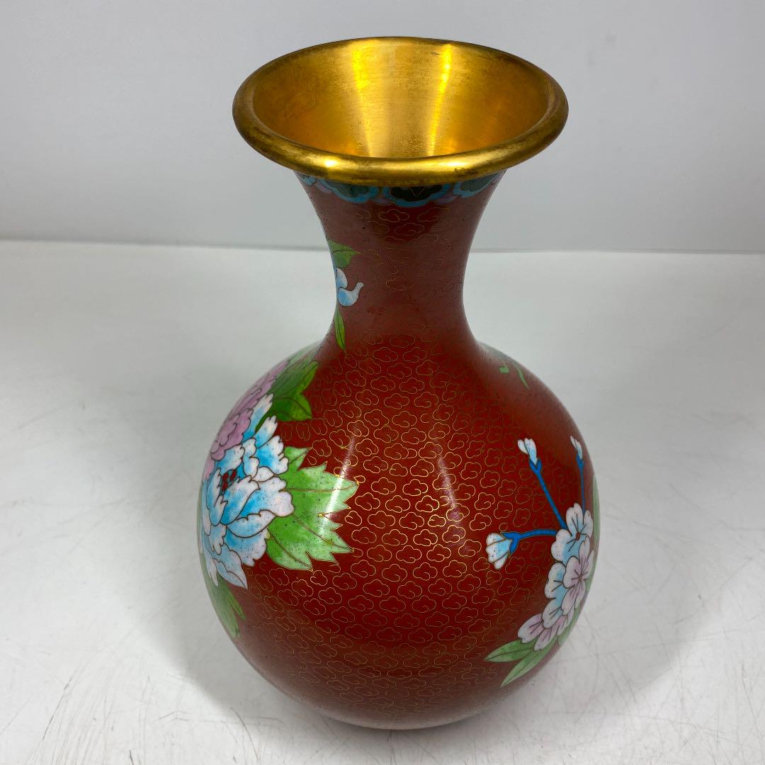 当店だけの限定モデル 七宝花入 高さ24cm インテリア小物 タニト 西2階②か4-0921④ 花瓶・フラワースタンド