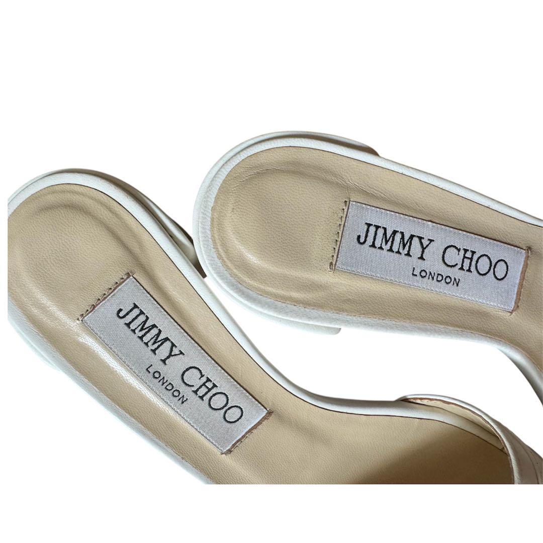 美品】JIMMY CHOO Cheriミュール ビジューバックル - メルカリ
