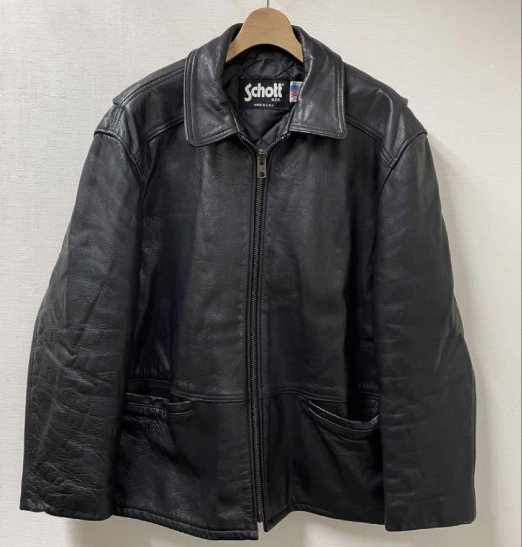 自信あり Schott 90s トラックジャケット44インチ