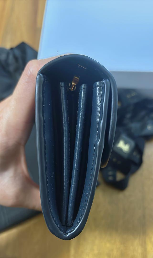 CELINE ネイビー 長財布