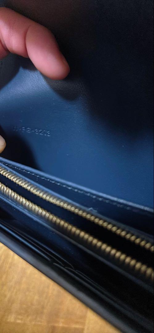 CELINE ネイビー 長財布