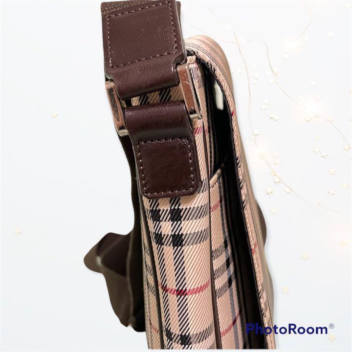 限定SALE定番人気 極美品✨大人気Burberryバーバリー キャンバス ノバチェック茶 mYA5N-m53478070713 ショルダー 安い爆買い