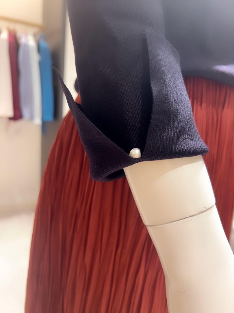 FOXEY 現行品完売カラー【美品】KNIT TOP \"PETIT PEARL\"