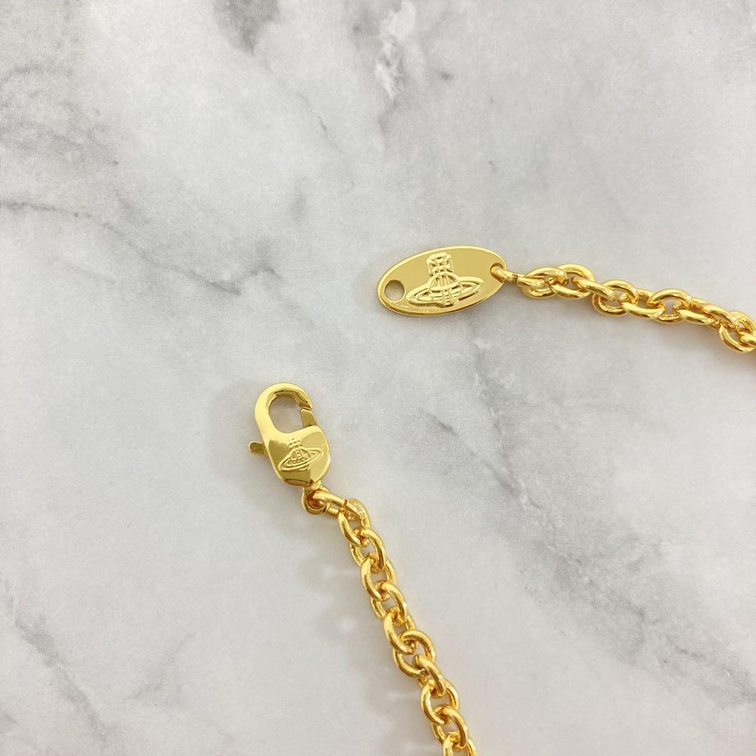 Vivienne Westwood ビッグオーブネックレス　ゴールド