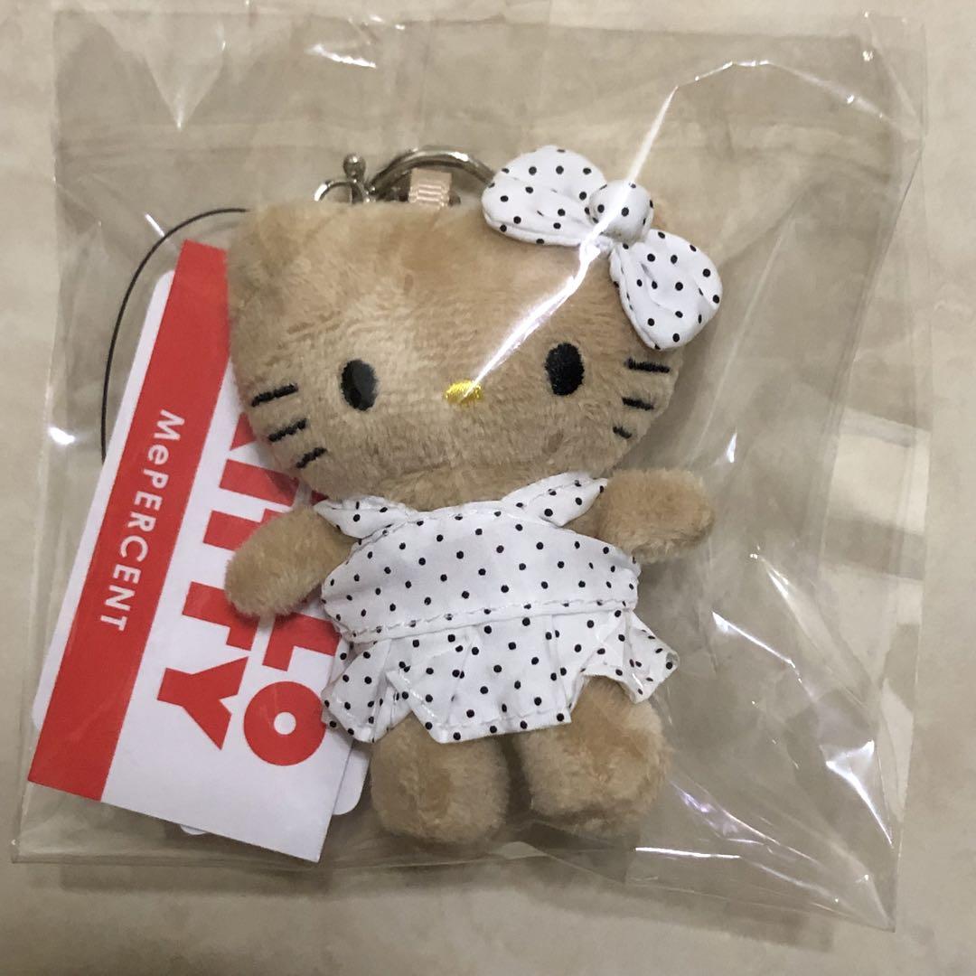 ローリーズファーム　Me% トイキーホルダー　サンリオ　2点セット ローリーズファーム Me% トイキーホルダー サンリオ 白ドット