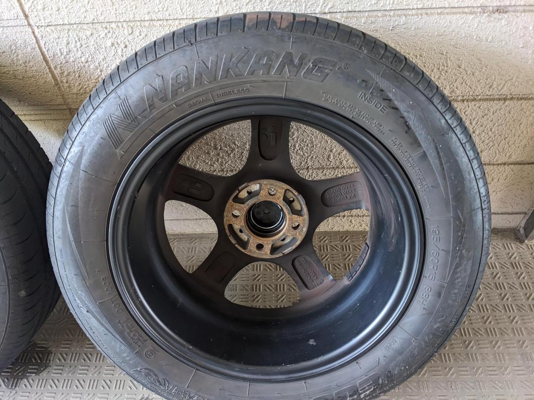 タイヤホイールセット 4本 195/60R15 4穴 PCD100