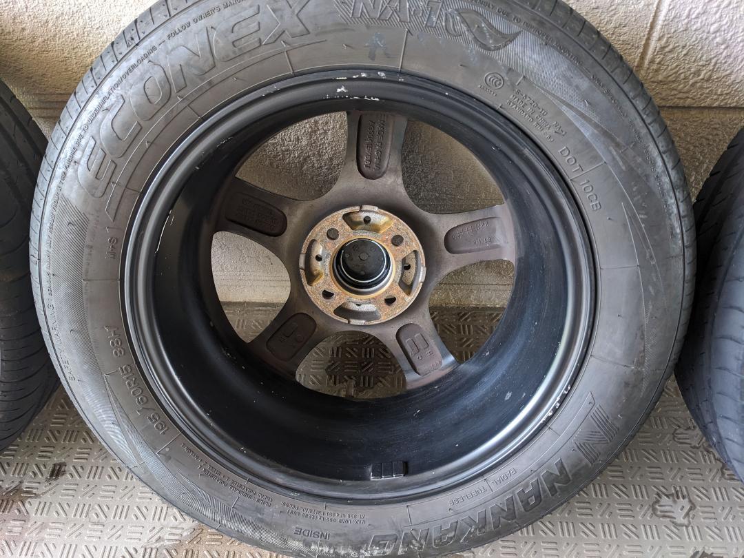 タイヤホイールセット 4本 195/60R15 4穴 PCD100