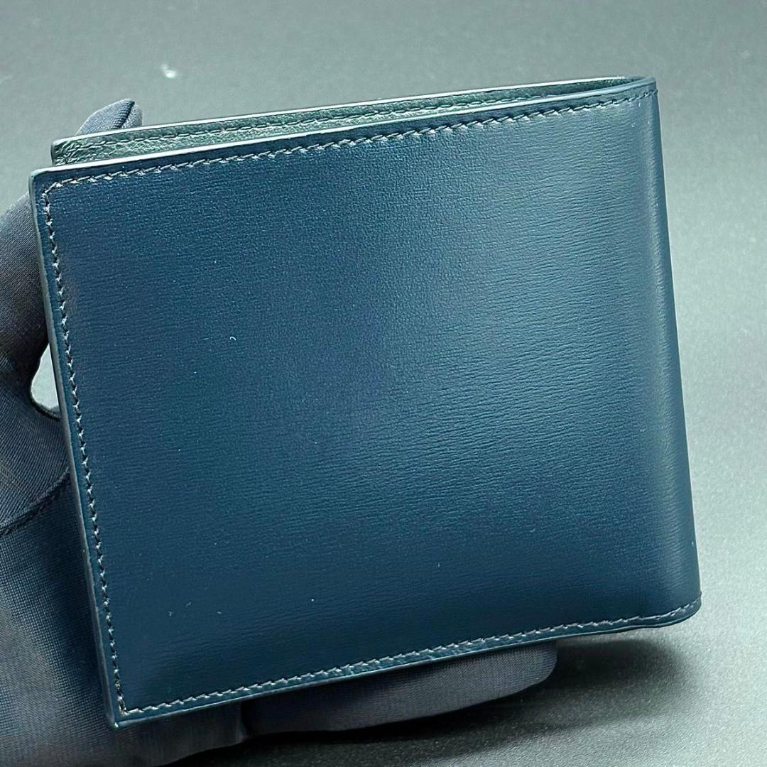 【福袋セール】 セリーヌ 紺色 ネイビー バイフォールドウォレット 折財布 小物
