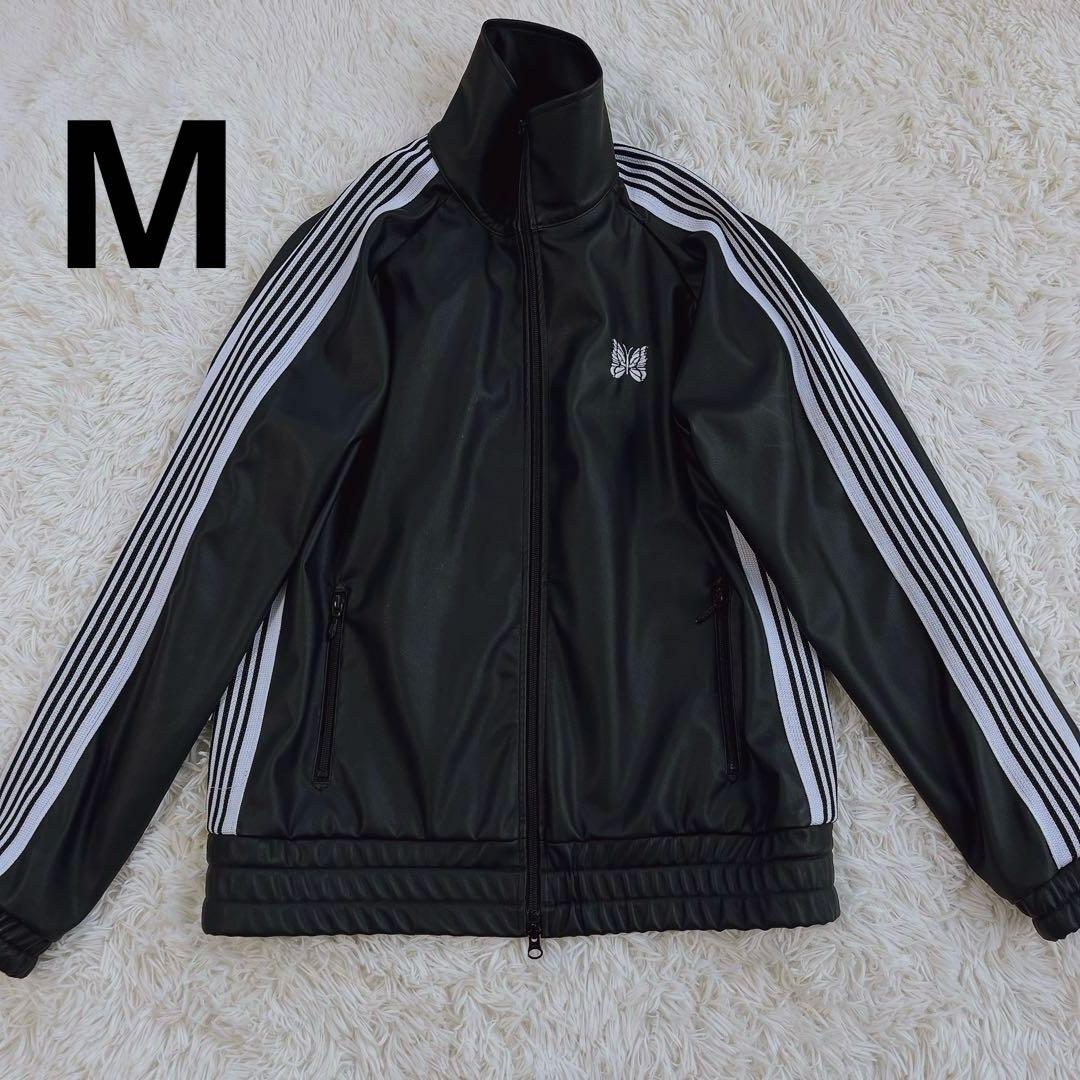 needles フェイクレザートラックジャケット ブラック MサイズM Needles