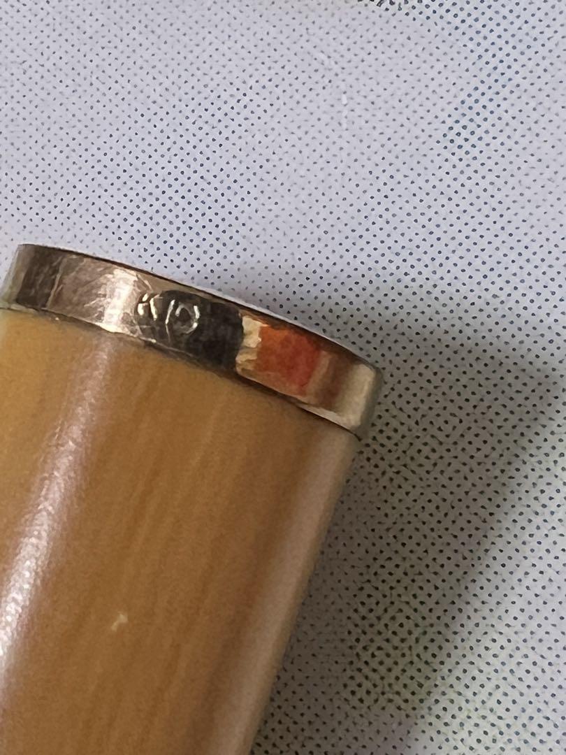 鯨歯牙 ？煙管パイプ K12刻印 抹香鯨 セイウチ 煙管 皮ケース付