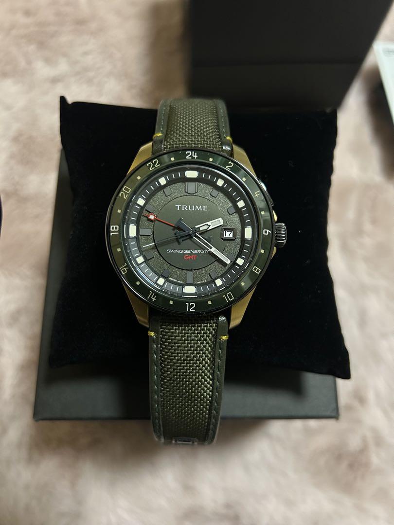 【美品／箱あり】TRUME SWING GENERATOR GMT グリーン エプソン トゥルーム スイングジェネレーターを着けてみた