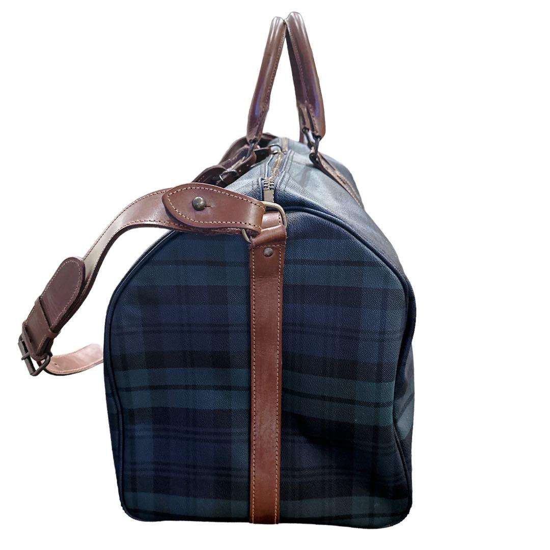 【極美品】POLO RALPF LAUREN 2way ボストンバッグ チェック Polo Ralph Lauren 2way ボストンバッグ タータンチェック