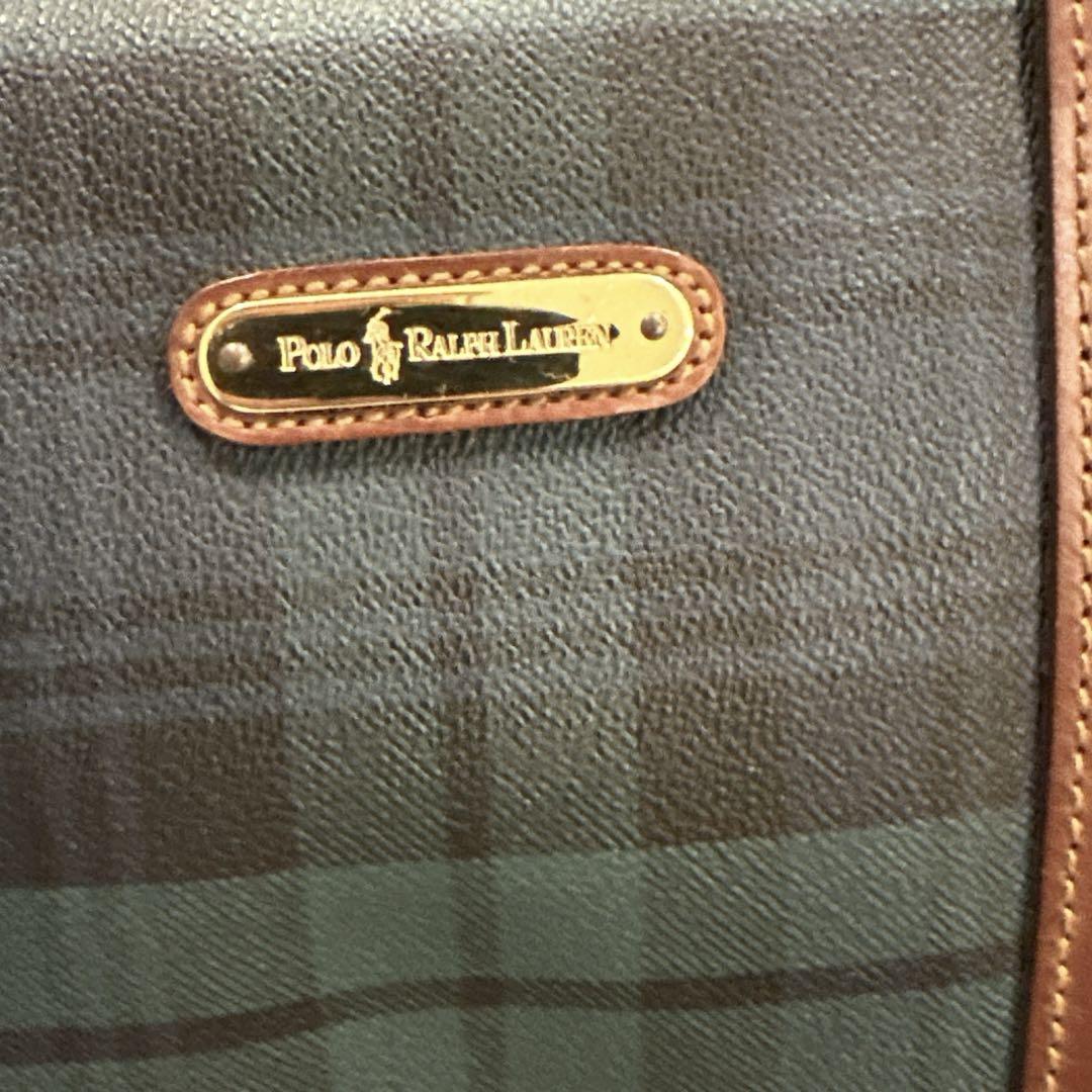 Polo Ralph Lauren 2way ボストンバッグ タータンチェック
