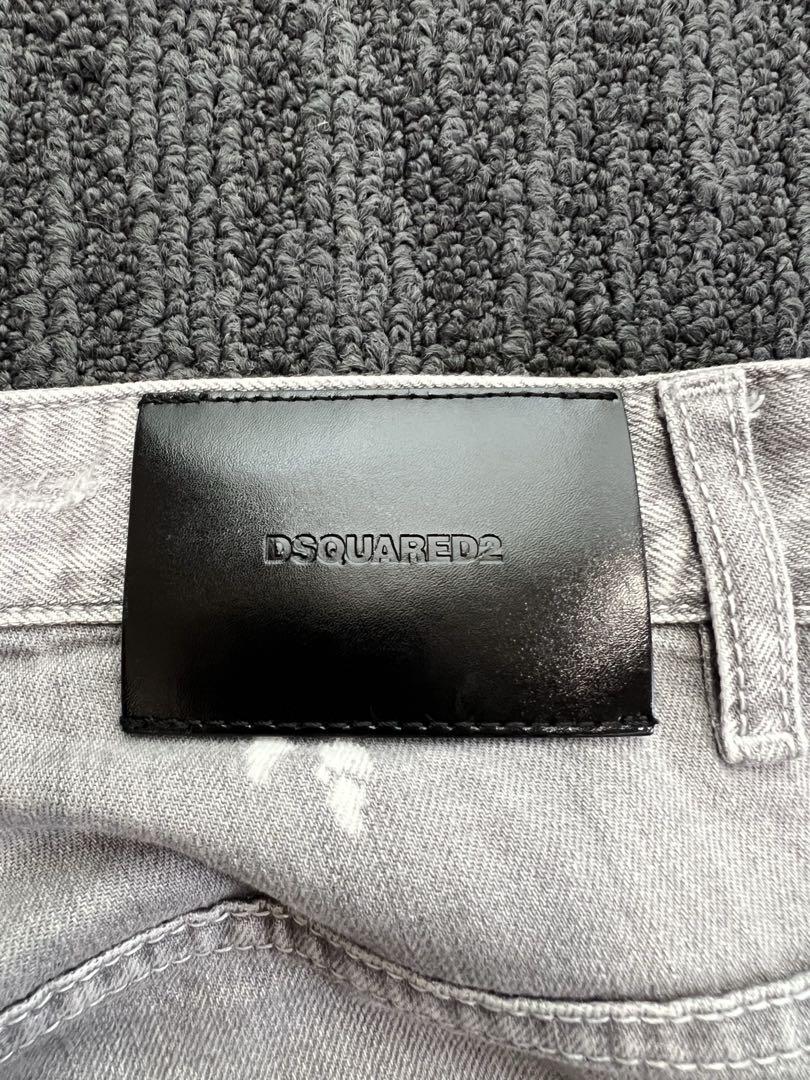 DSQUARED2 グレー ダメージ加工 サイズ48