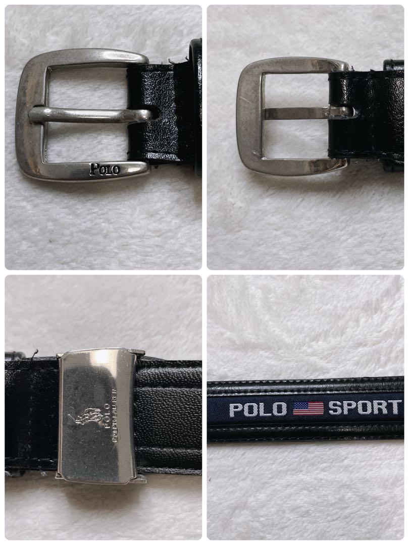 【希少】POLO SPORT ラルフローレン　ベルト　ネイビー