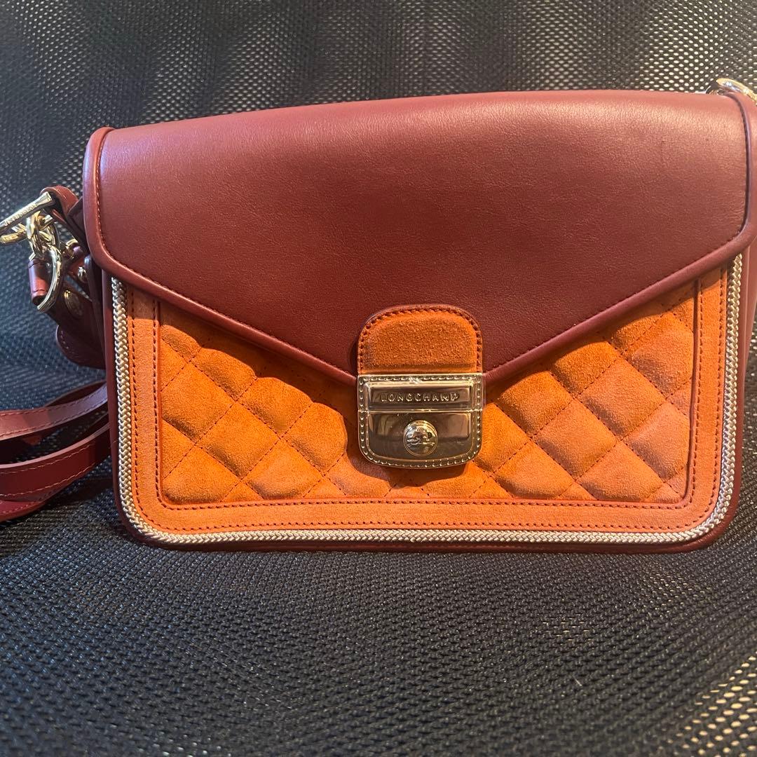 Longchamp Mademoiselle leather crossbody