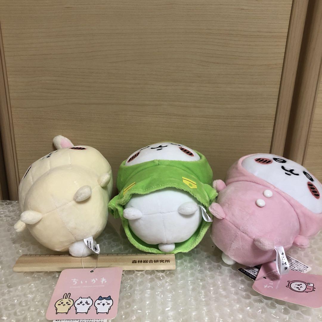 ちいかわBIGぬいぐるみ6点セット　てんし　パジャマ　かぼちゃ　雨の日　誕生日 ちいかわBIGぬいぐるみ6点セット てんし パジャマ かぼちゃ 雨の