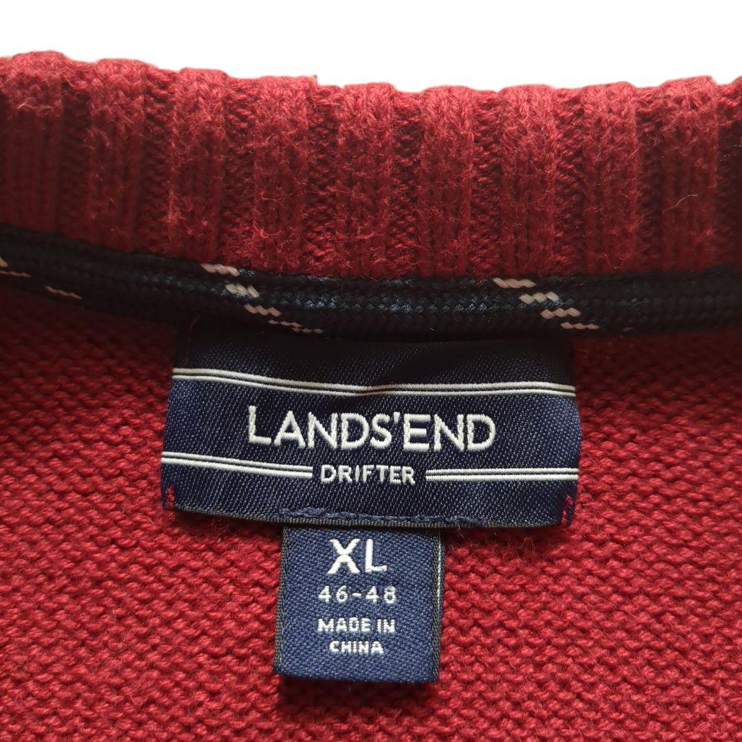 ランズエンド LAND'S END ドリフターセーター コットンニット　XL 1990's 