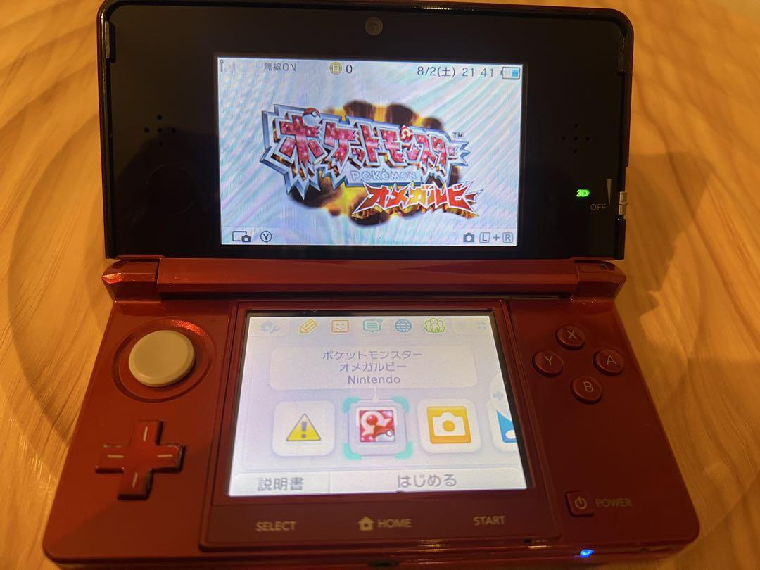 NINTENDO 3DS ガンダムシャア仕様限定本体　シャア専用　3DS SDガンダム Gジェネレーション 3D シャア専用 ニンテンドー3DS