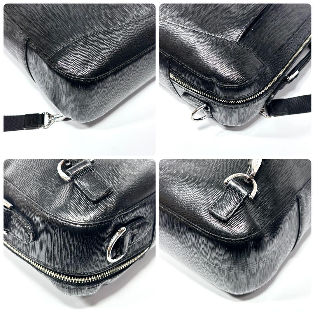 ✨美品✨ペッレモルビダ リュック 3way キャピターノ 本革 大容量 黒