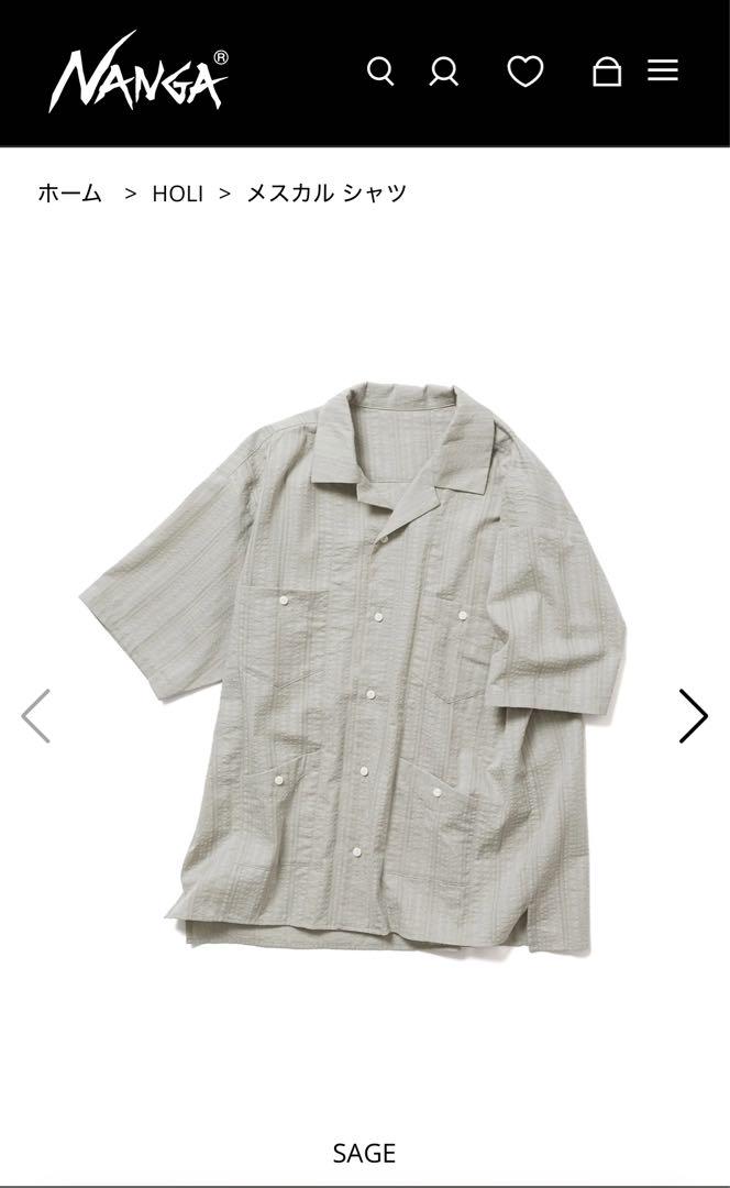 NANGA 25ss HOLI MEZCAL SHIRT ナンガ　メスカルシャツ