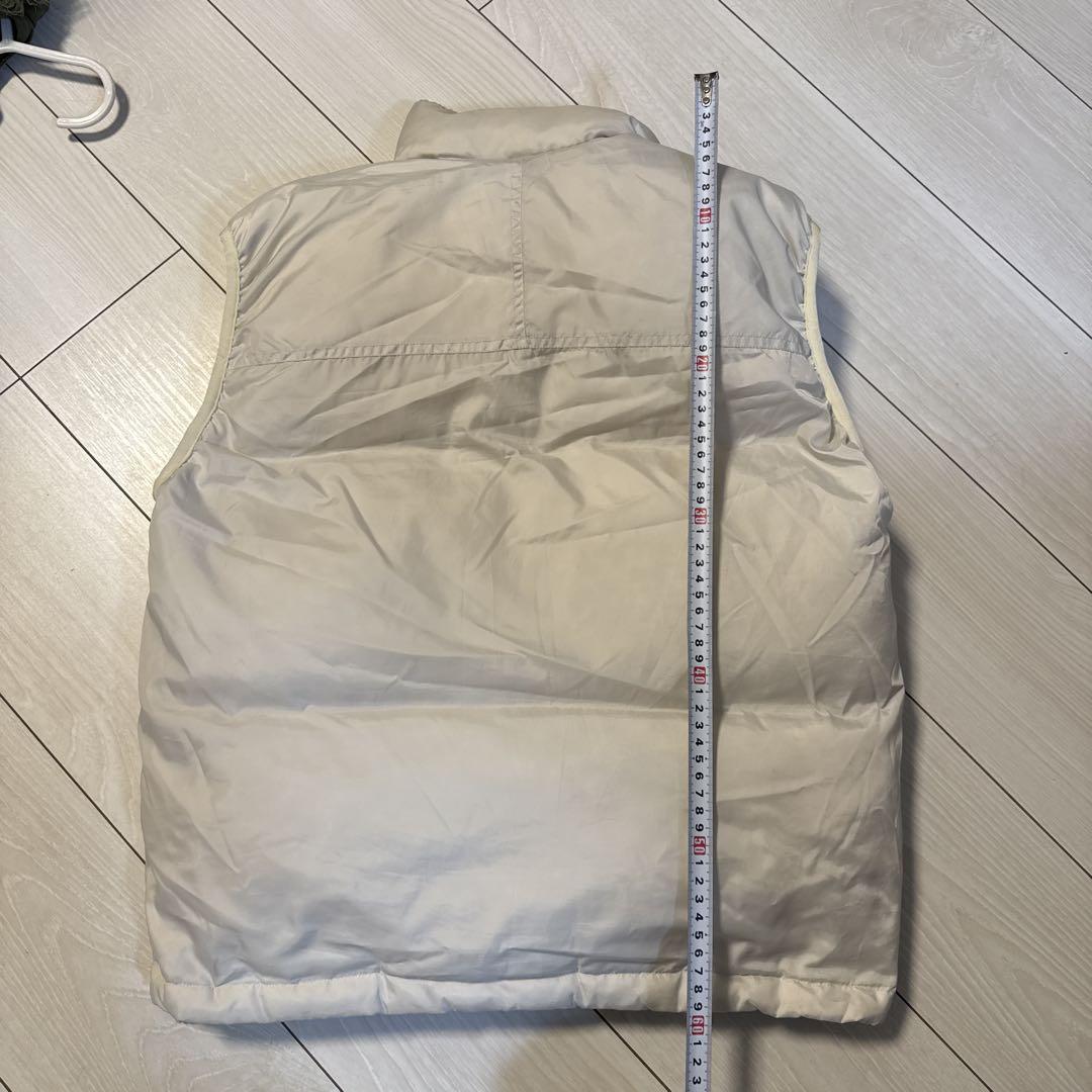 The North Face アイボリー ？ホワイトダウンベスト Mサイズ