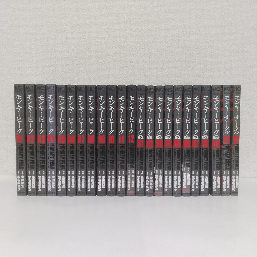 『モンキーピーク』『モンキーピーク the Rock』『モンキーサークル』全巻
