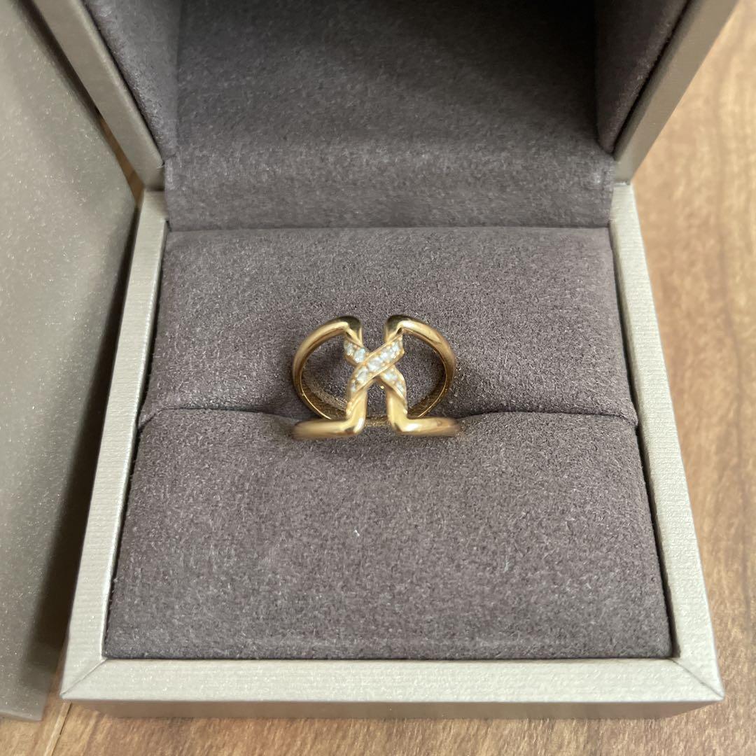 Chaumet ショーメ K18PG ピンクゴールド リアンオープンワークリング