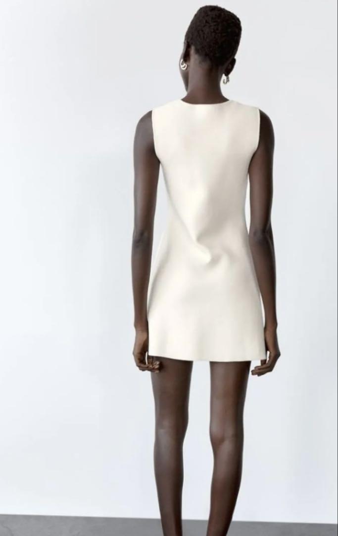 スペイン発送 ZARA ポワンテルニットホルターミニドレス 最新作 スペイン発送 ZARA ポワンテルニットホルターミニドレス 最新作