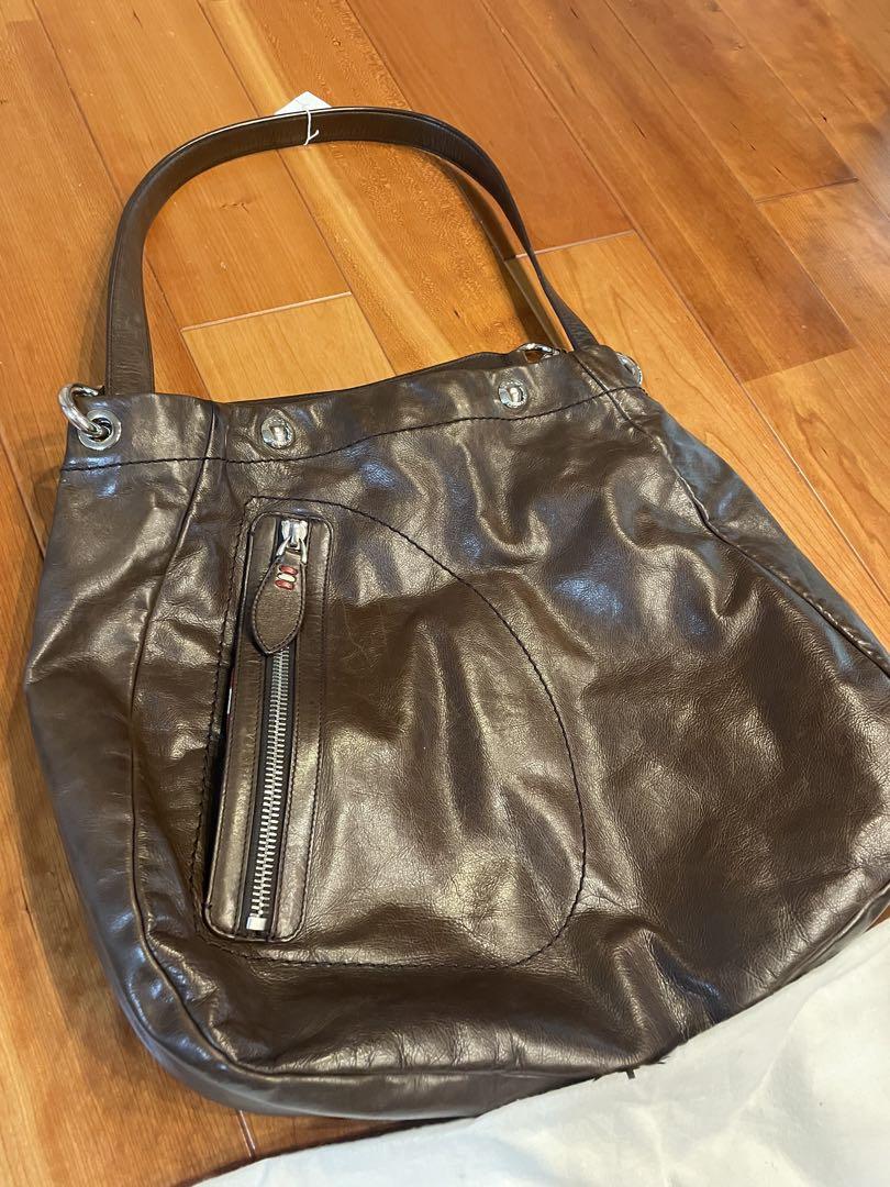 BALLY ブラウンレザーバッグ