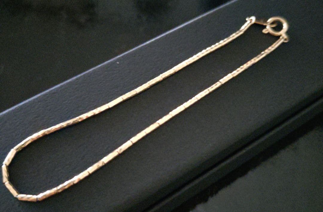 k18ブレスレットやや傷や汚れあり