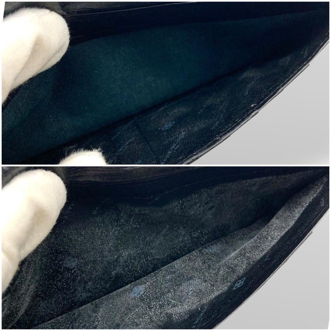 バレンシアガ 長財布 二つ折り長財布 レザー ブラック 新品保管品 70624