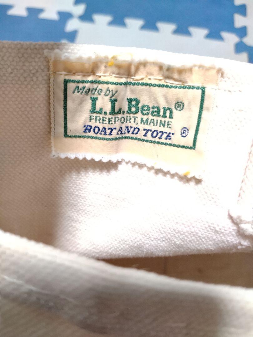 80s L.L.Bean 2色タグ　ギザタグ　トートバッグ