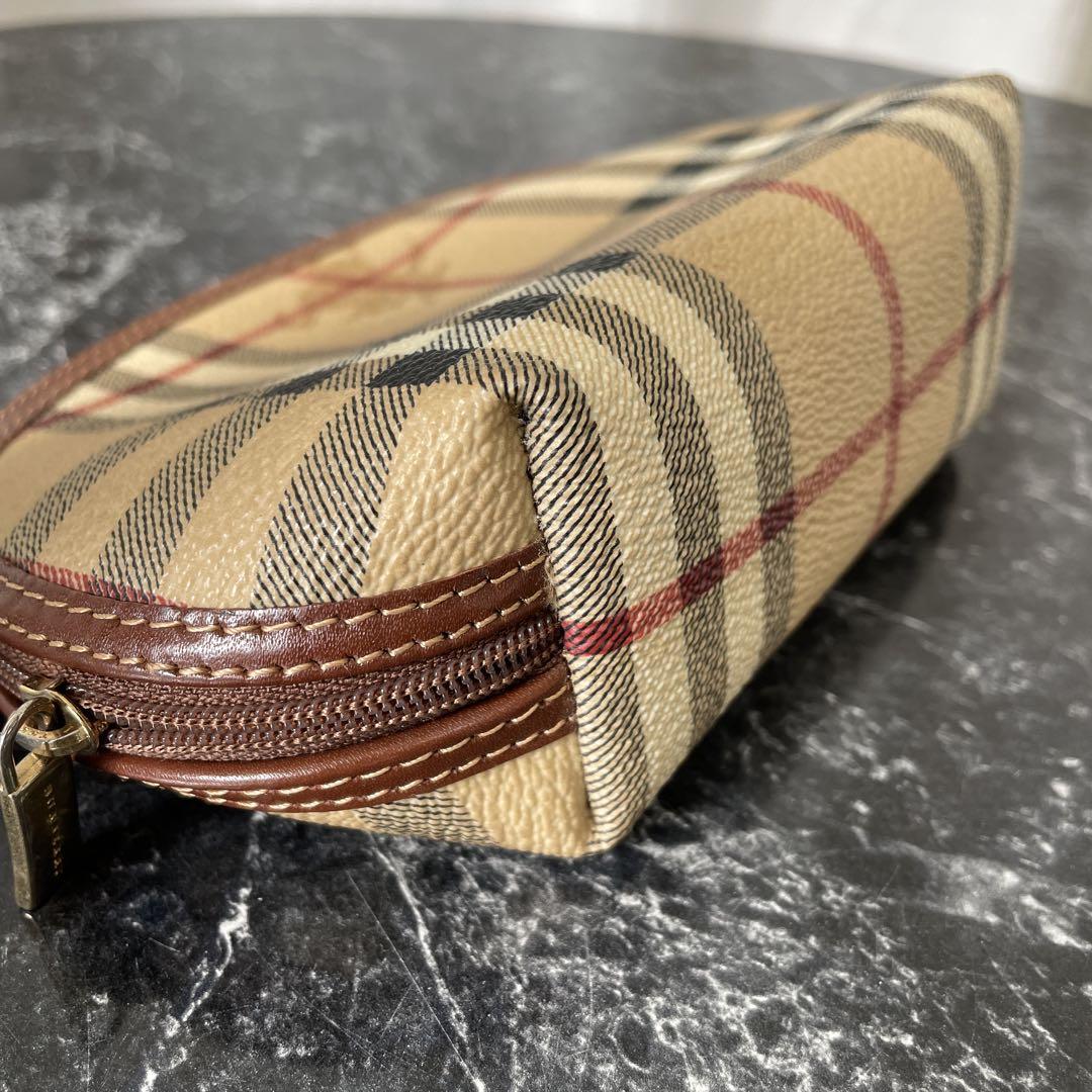 BURBERRY LONDON ノバチェック ポーチ シャドーホース新しい