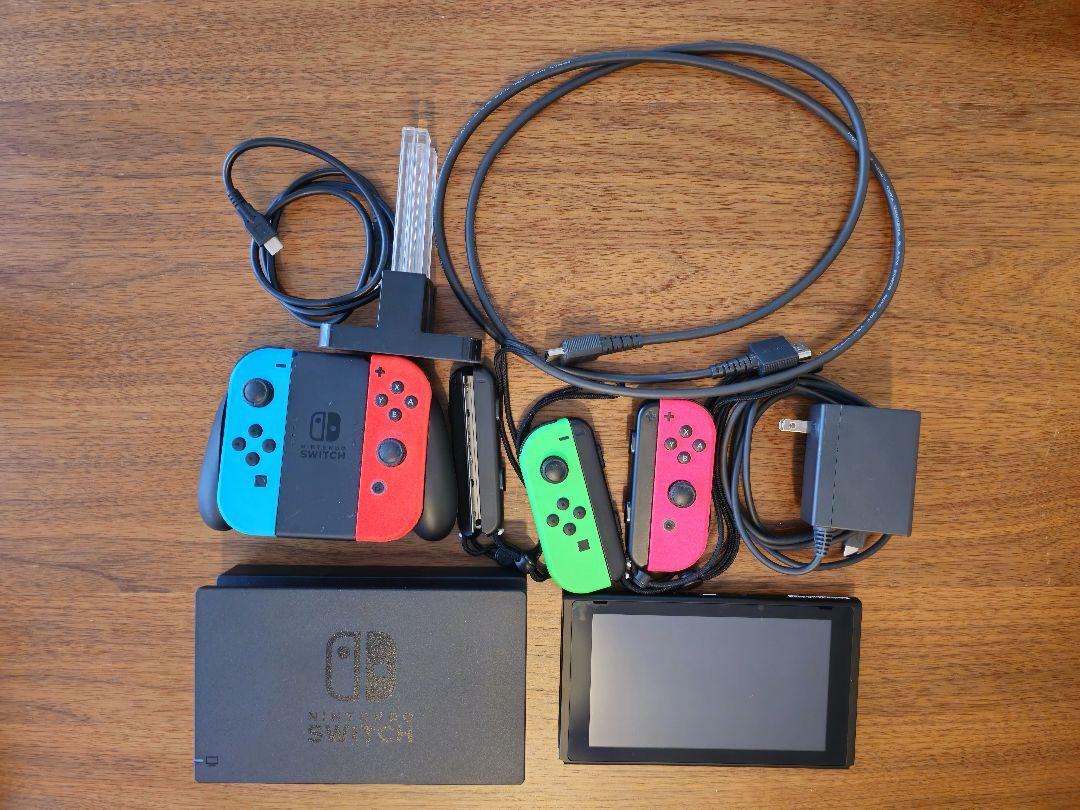 【美品】Nintendo Switch 本体一式 & Joy-Conセット