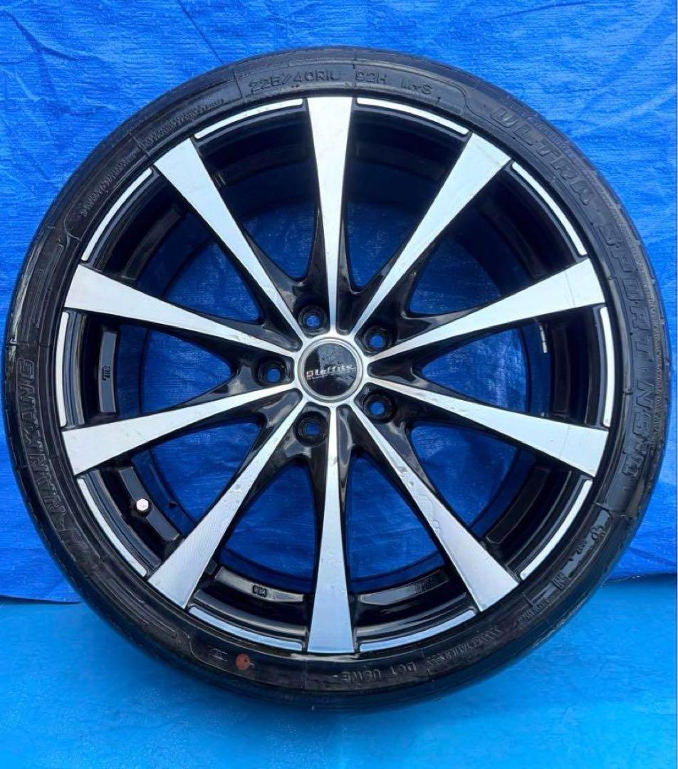 Laffite 18インチ タイヤホイールセット 5穴 格安 即日発送