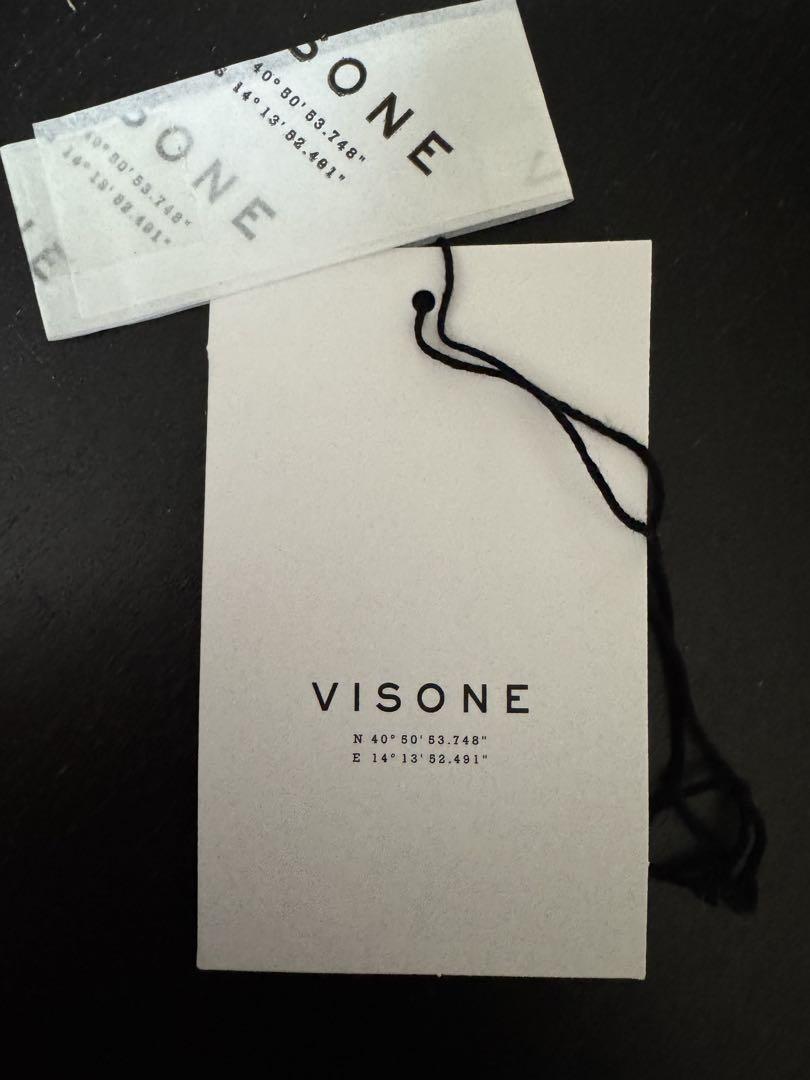 【即日発送！】VISONE ショルダーバッグ オレンジ ベージュ　イタリア製