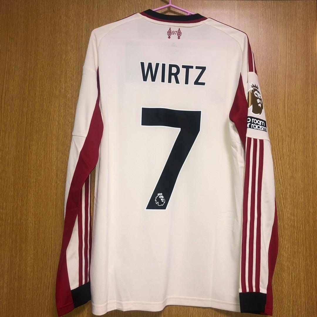 正規 リバプール アウェイ 長袖 ヴィルツ サイズSS adidas