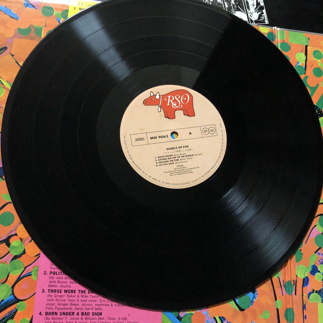 洋楽 CREAM   \"wheels of fire\"